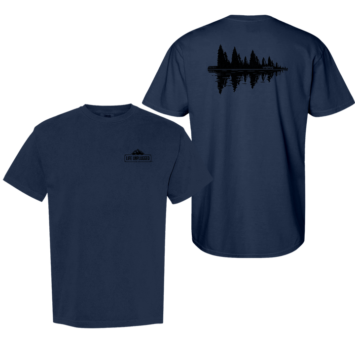 LAKESIDE TREE REFLECTION Cotton T-Shirt powered by Comfort Colors®