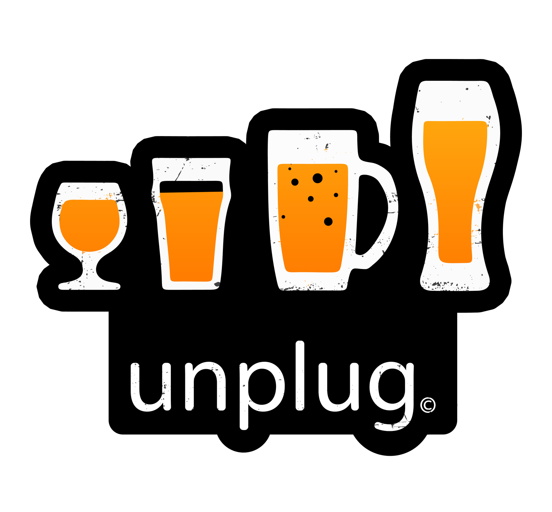 Life Unplugged Sticker Craft Beer Vinyl Sticker – Life Unplugged