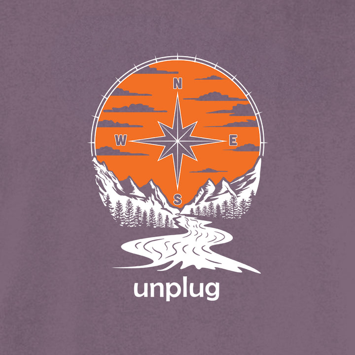 COMPASS SUNSET Cotton T-Shirt powered by Comfort Colors®