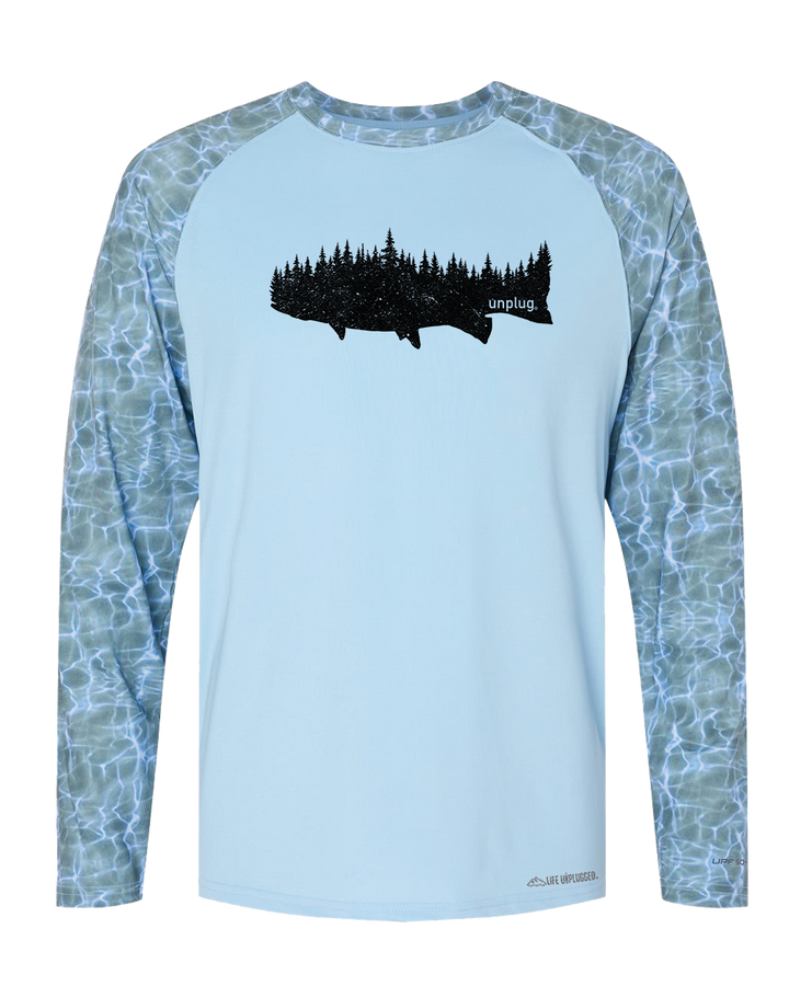 Trout In The Trees Poly/Spandex High Performance Long Sleeve with UPF 50+