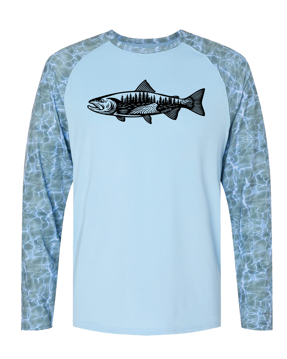 WOODLAND TROUT Performance Long Sleeve with UPF 50+