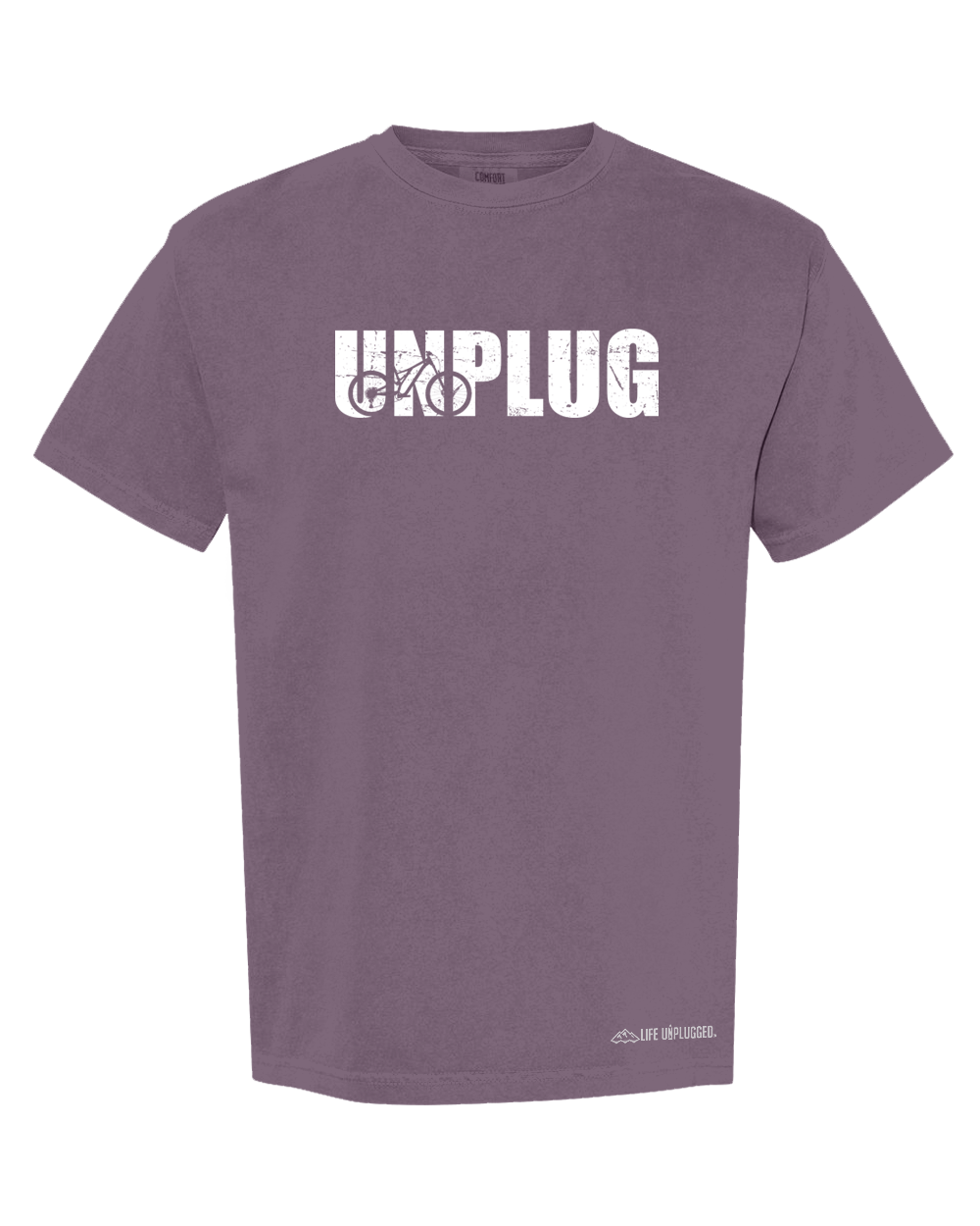 UNPLUG MOUNTAIN BIKE SILHOUETTE Cotton T-Shirt powered by Comfort Colors®