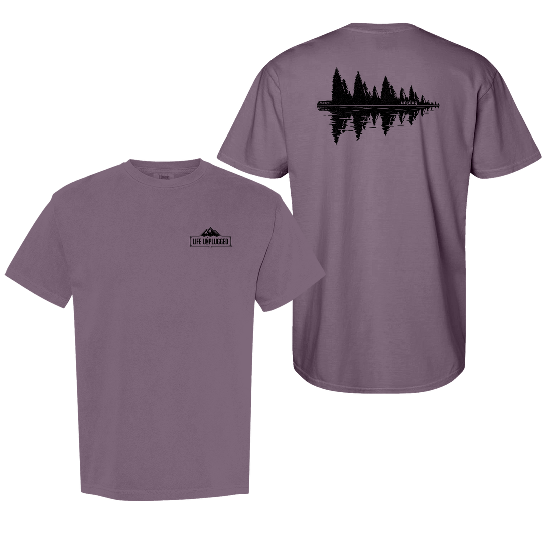 LAKESIDE TREE REFLECTION Cotton T-Shirt powered by Comfort Colors®