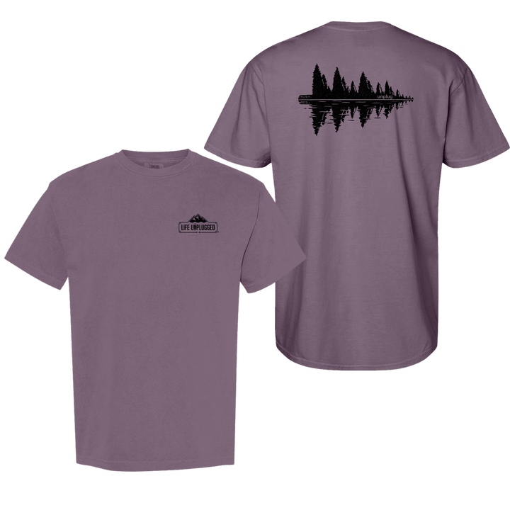 LAKESIDE TREE REFLECTION Cotton T-Shirt powered by Comfort Colors®