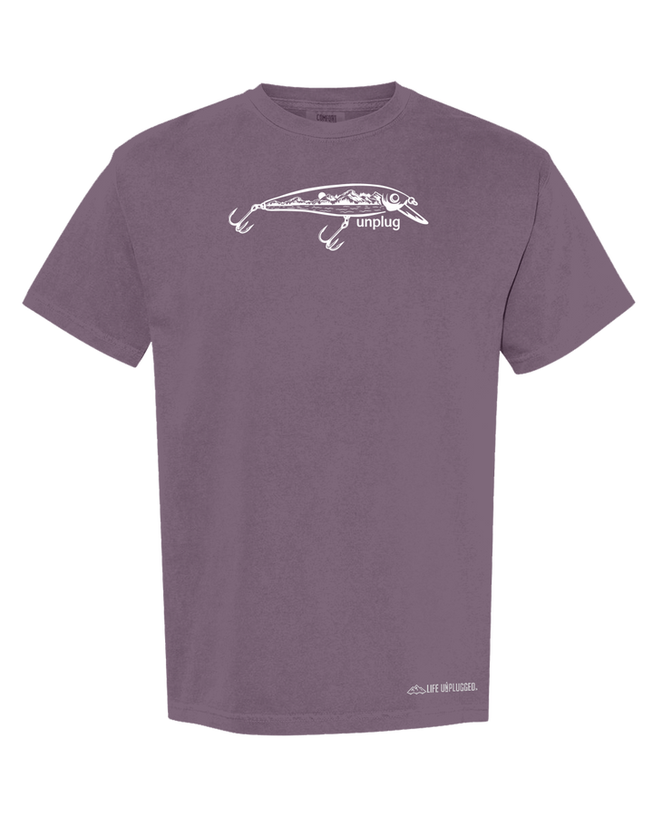 FISHING LURE MOUNTAIN SCENE Cotton T-Shirt powered by Comfort Colors®