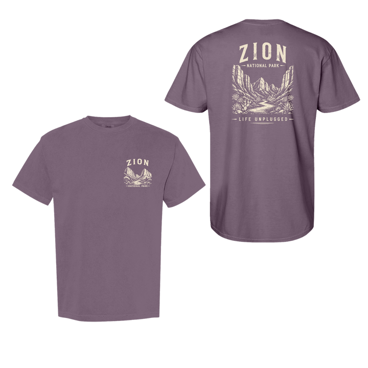 ZION NATIONAL PARK Cotton T-Shirt powered by Comfort Colors®