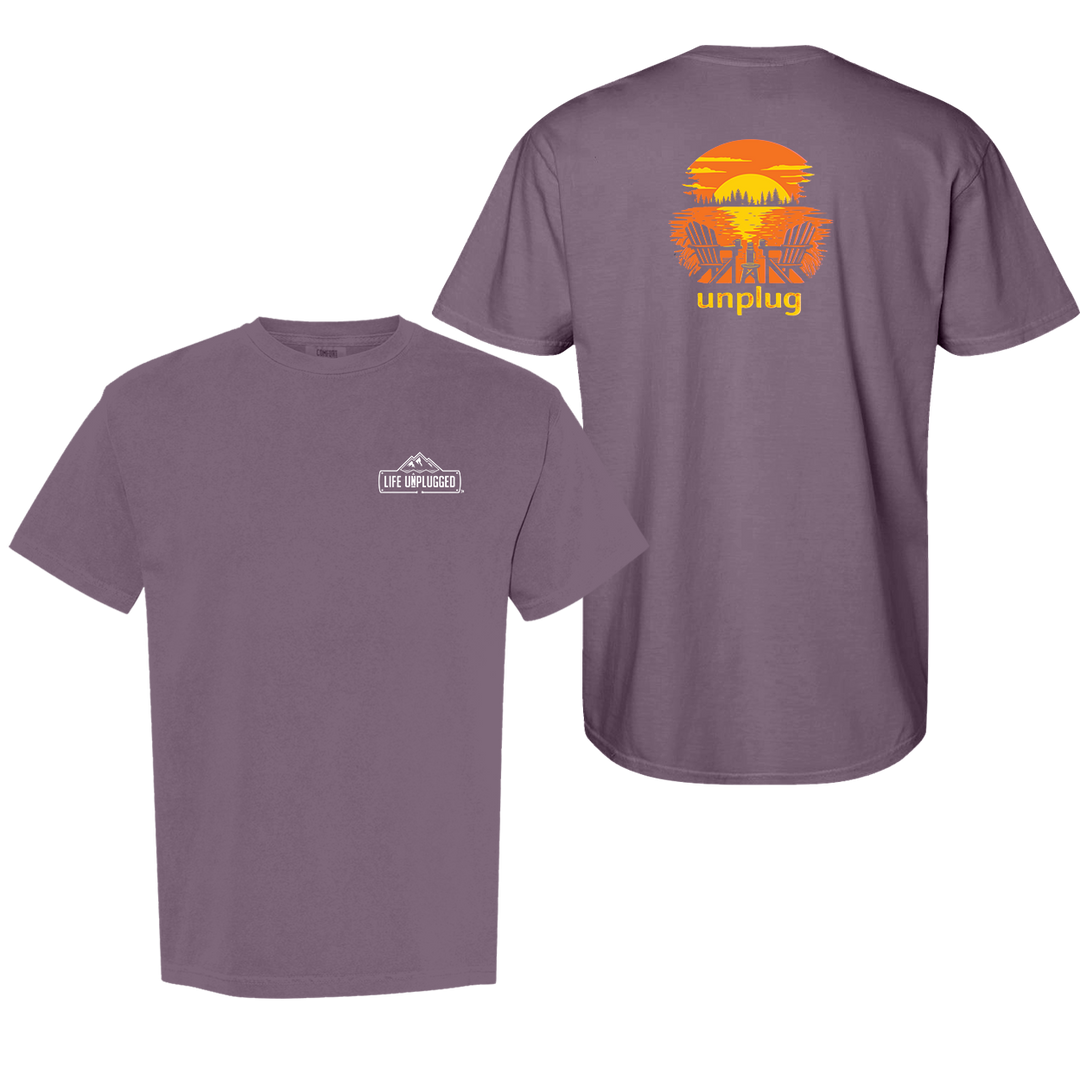 CHAIRS AT SUNSET Cotton T-Shirt powered by Comfort Colors®