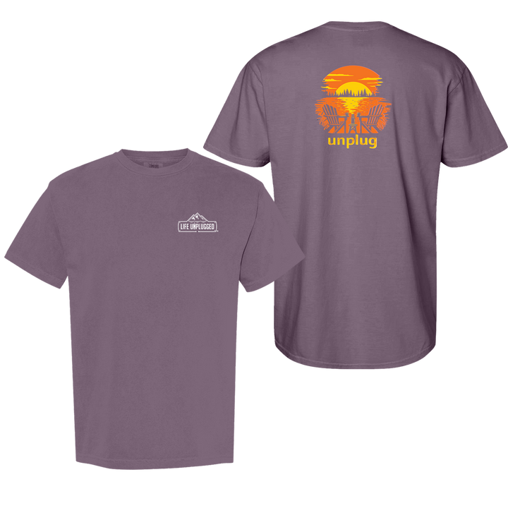 CHAIRS AT SUNSET Cotton T-Shirt powered by Comfort Colors®