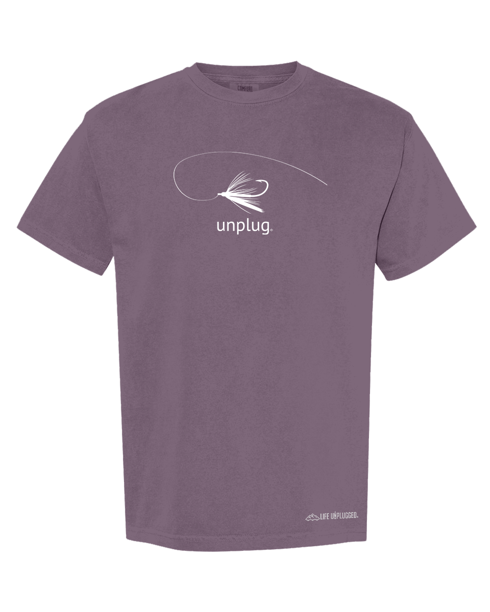 FLY FISHING MOUNTAIN SCENE Cotton T-Shirt powered by Comfort Colors®
