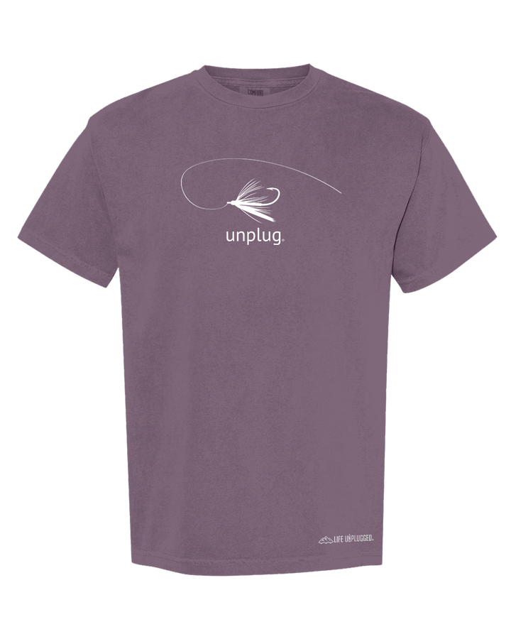 FLY FISHING MOUNTAIN SCENE Cotton T-Shirt powered by Comfort Colors®