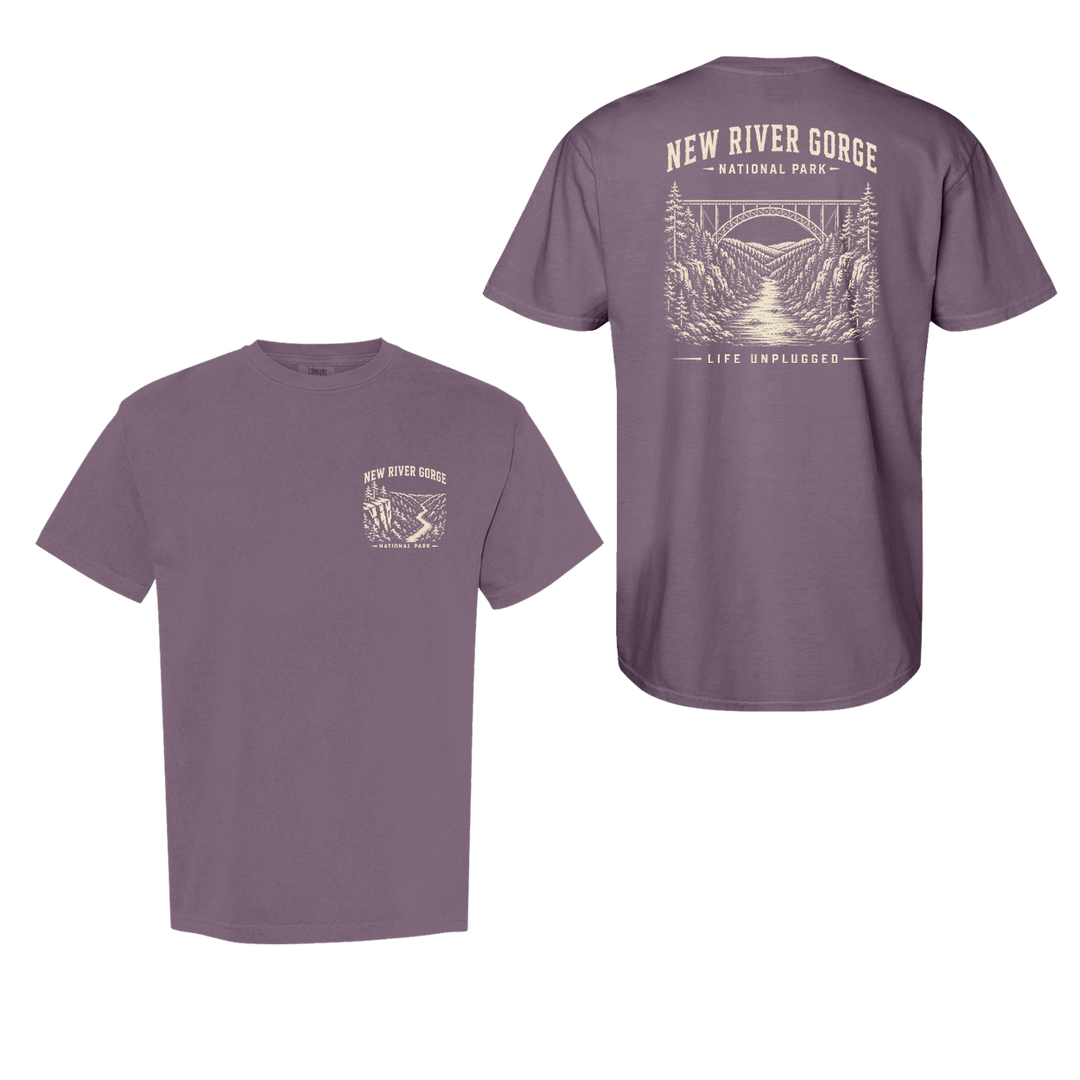 NEW RIVER GORGE NATIONAL PARK Cotton T-Shirt powered by Comfort Colors®