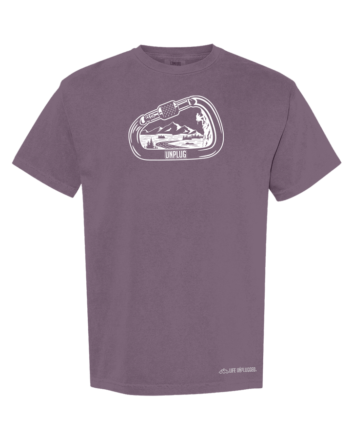 ROCK CLIMBING MOUNTAIN SCENE Cotton T-Shirt powered by Comfort Colors®