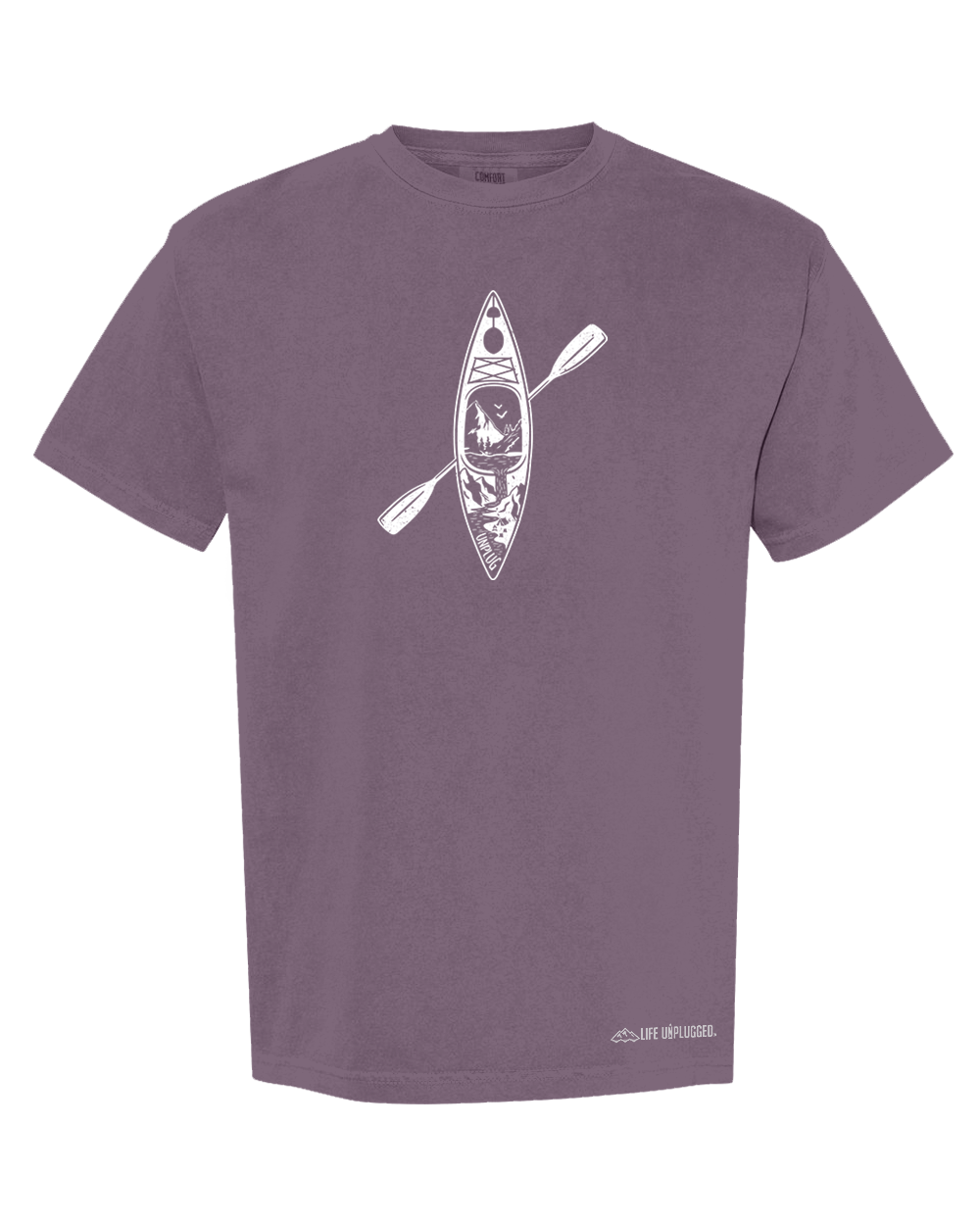 KAYAK MOUNTAIN SCENE Cotton T-Shirt powered by Comfort Colors®