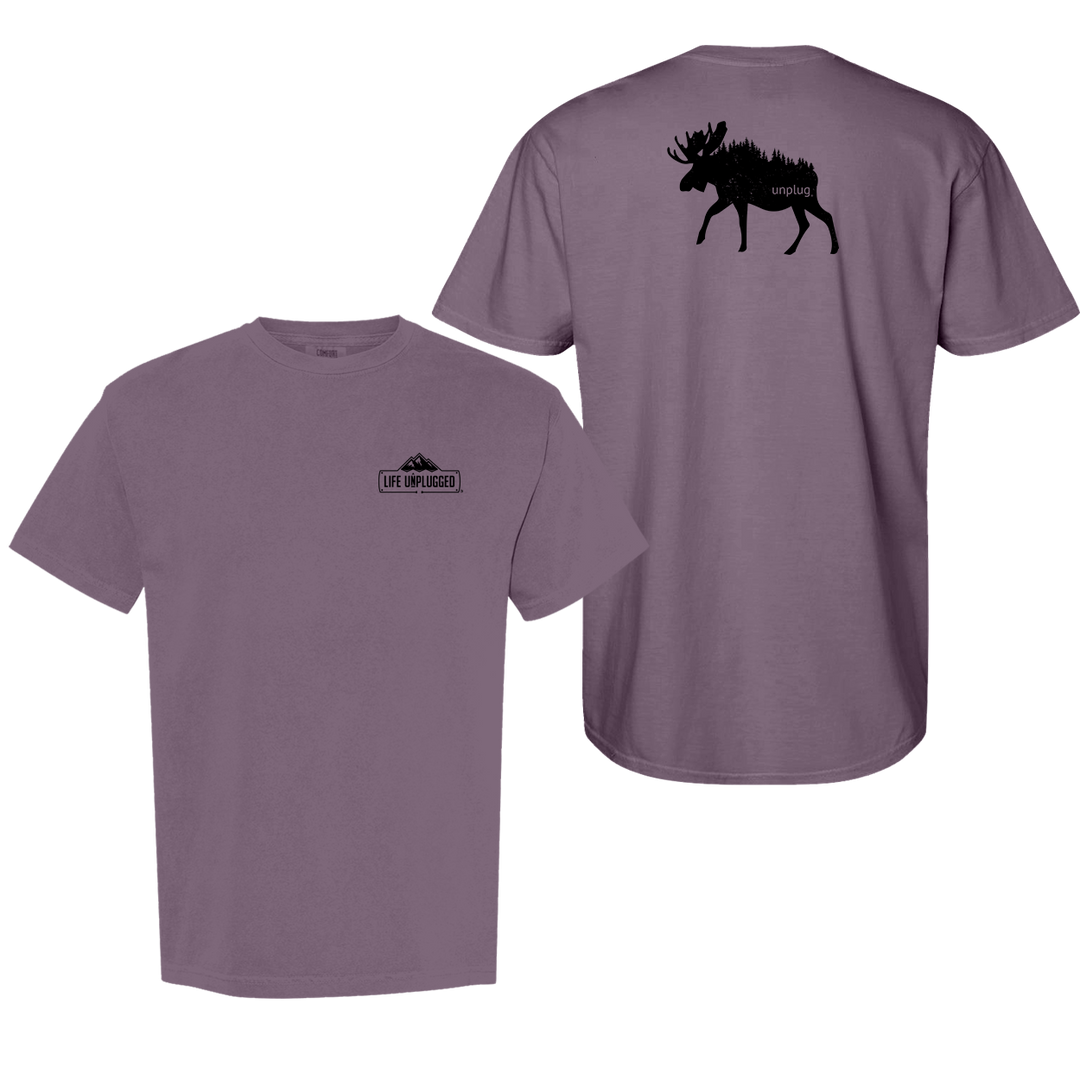 MOOSE IN THE TREES Cotton T-Shirt powered by Comfort Colors®