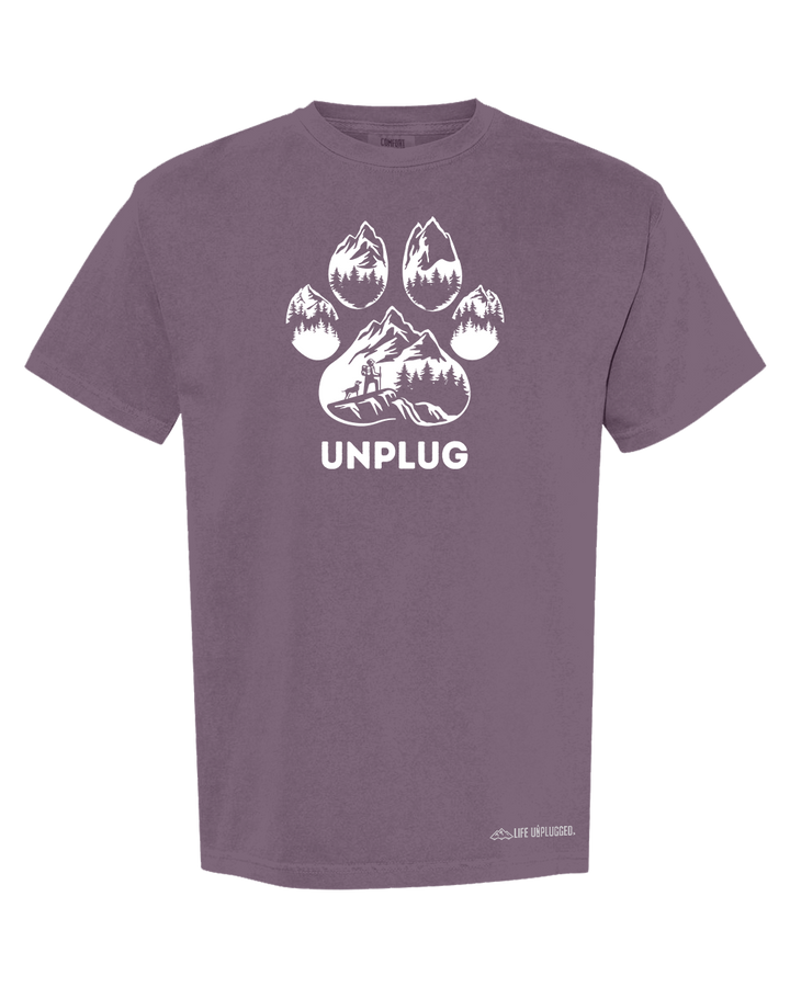 PAW PRINT MOUNTAIN SCENE Cotton T-Shirt powered by Comfort Colors®