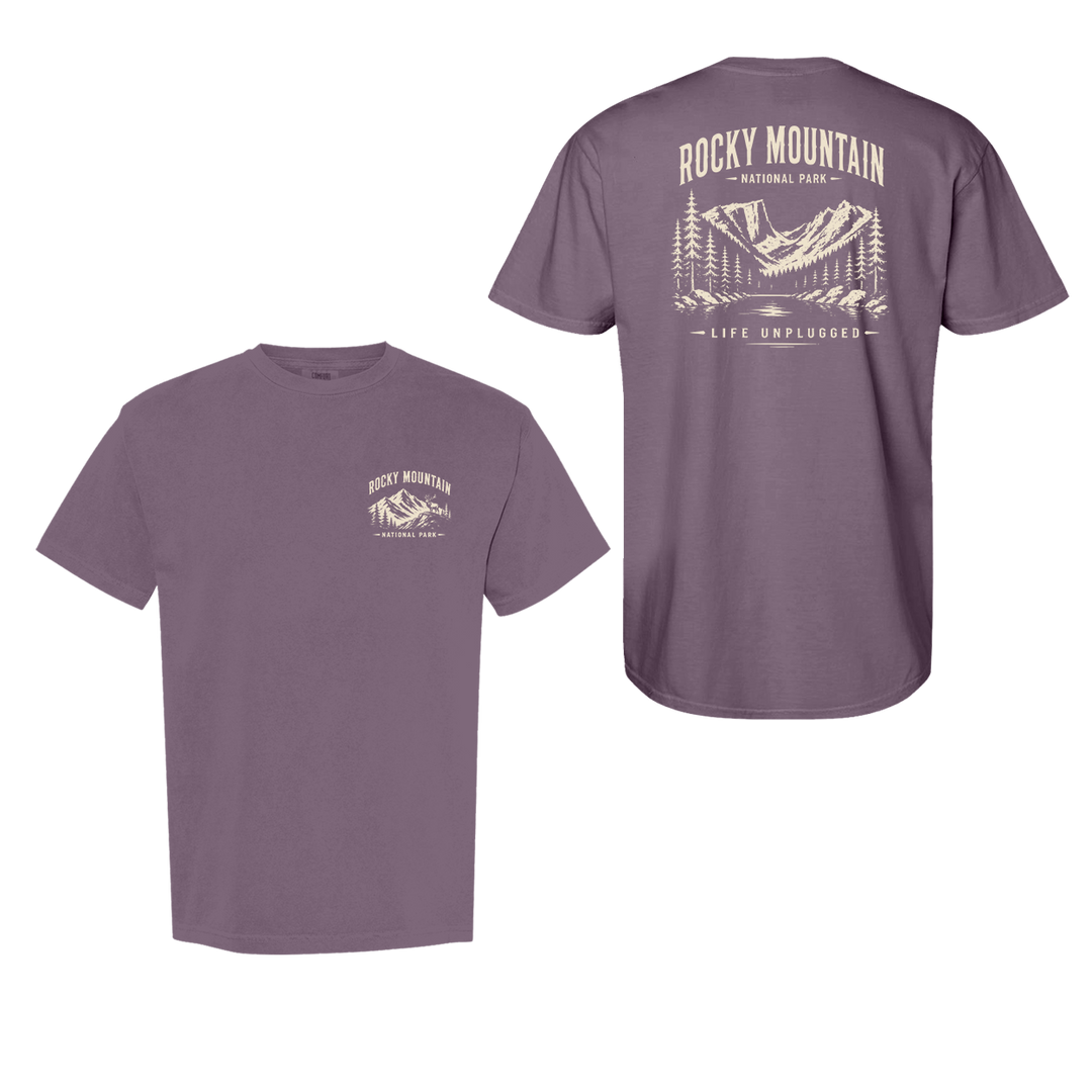 ROCKY MOUNTAIN NATIONAL PARK Cotton T-Shirt powered by Comfort Colors®