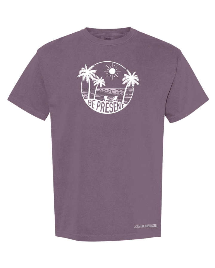 BE PRESENT BEACH Cotton T-Shirt powered by Comfort Colors®