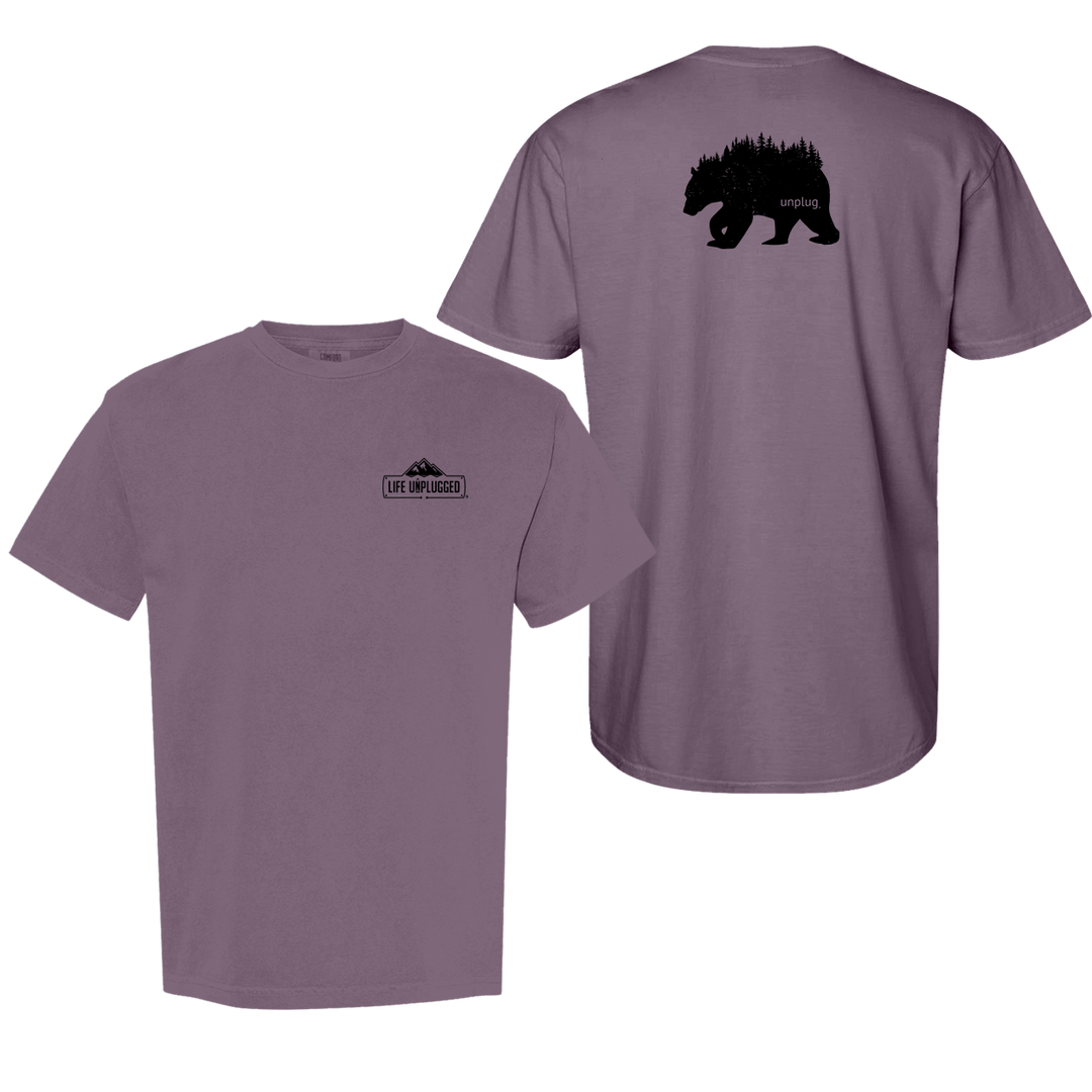 BEAR IN THE TREES Cotton T-Shirt powered by Comfort Colors®