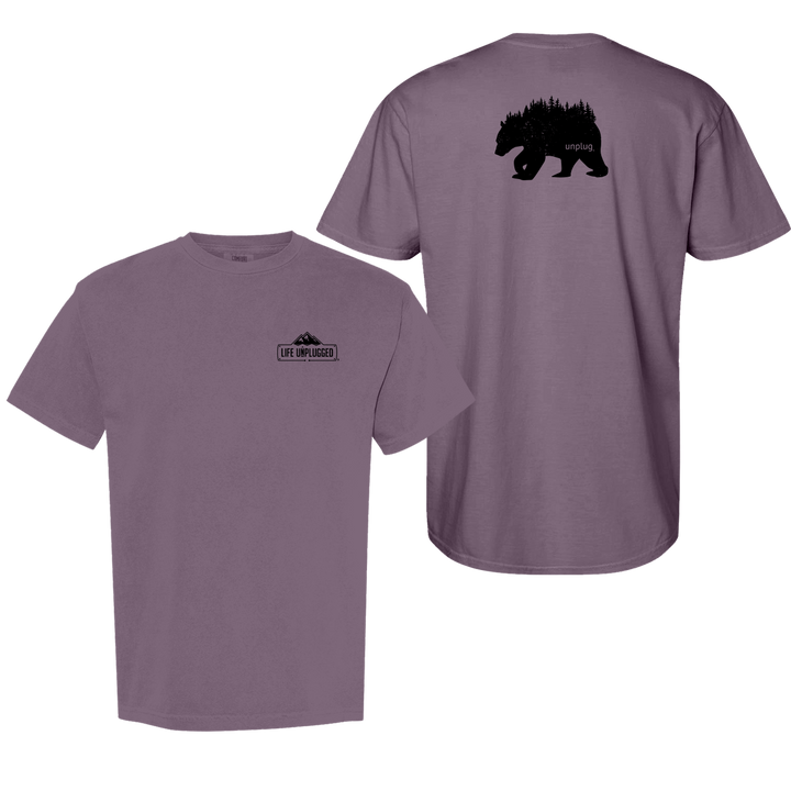 BEAR IN THE TREES Cotton T-Shirt powered by Comfort Colors®
