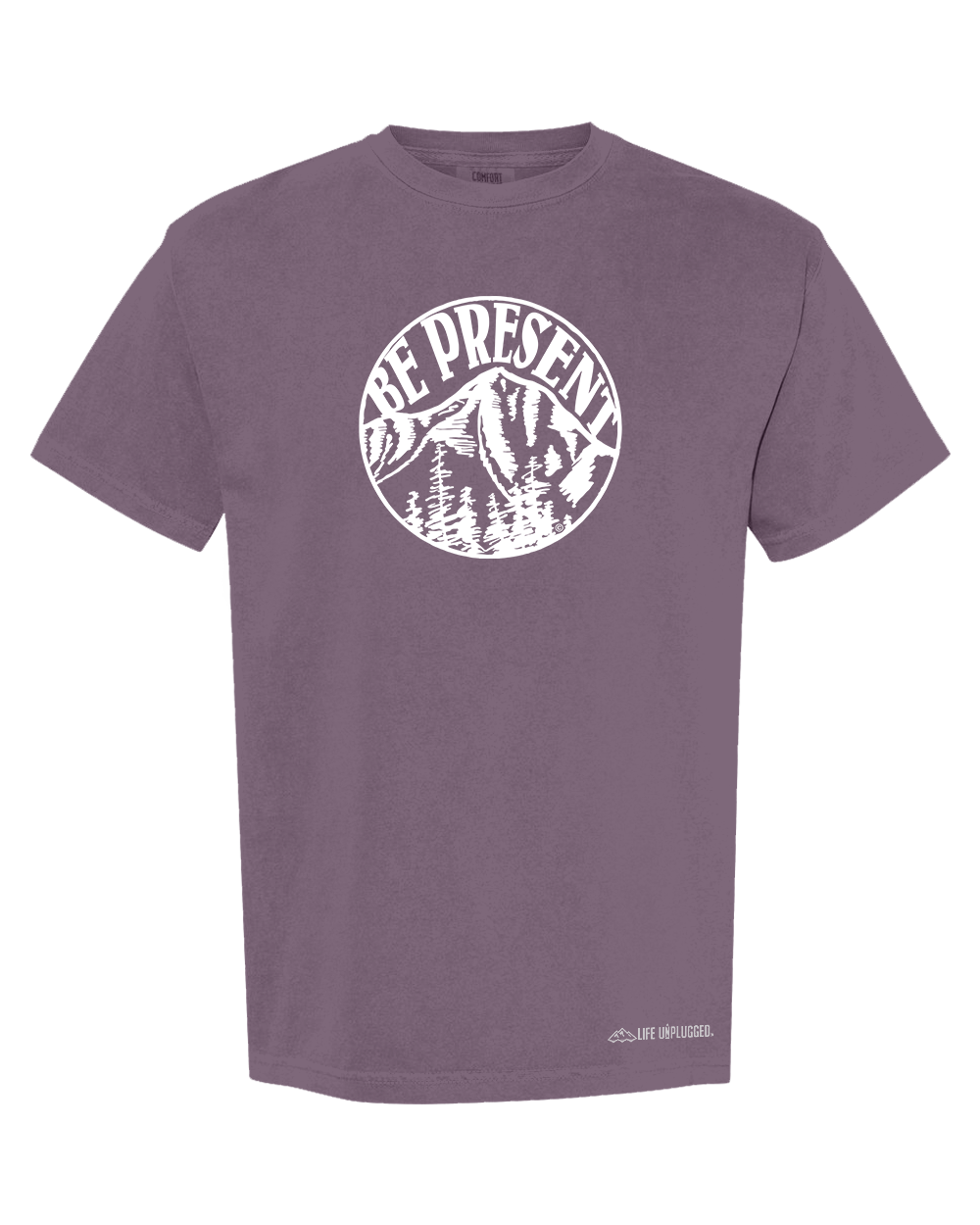 BE PRESENT MOUNTAIN Cotton T-Shirt powered by Comfort Colors®