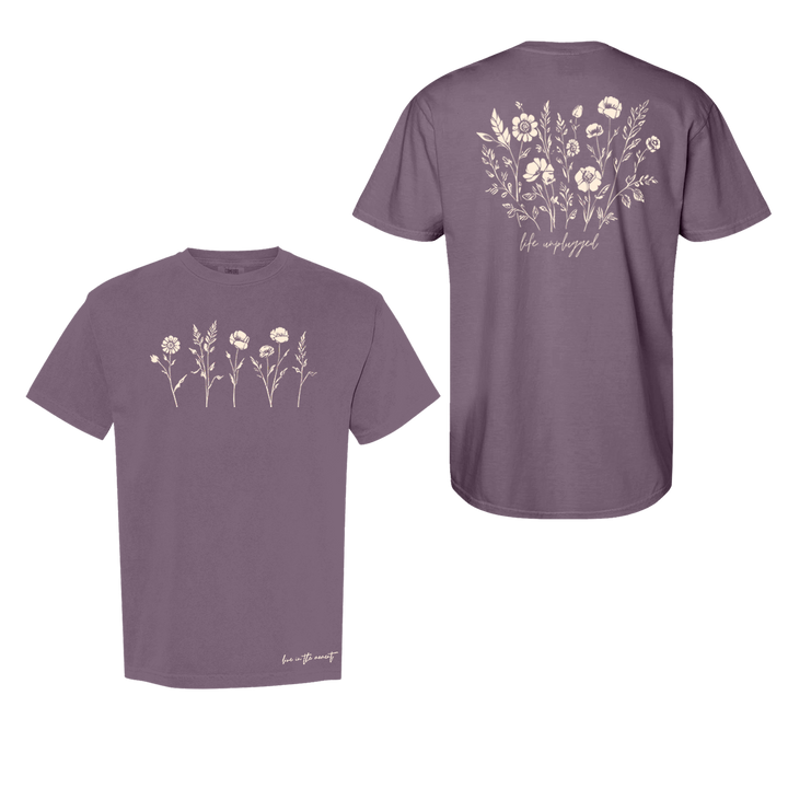 Live in the Moment Wildflower Cotton T-Shirt powered by Comfort Colors®
