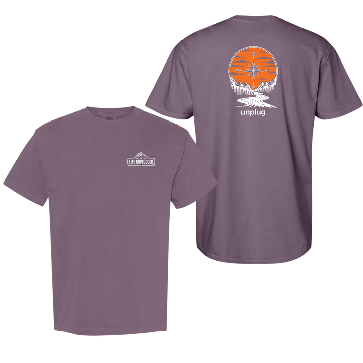 COMPASS SUNSET Cotton T-Shirt powered by Comfort Colors®