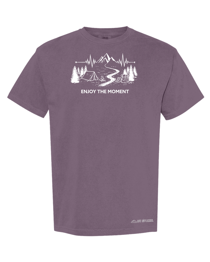 ENJOY THE MOMENT (MOUNTAIN SCENE)  Cotton T-Shirt powered by Comfort Colors®