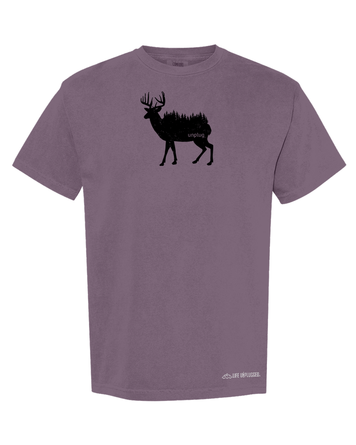 DEER IN THE TREES Cotton T-Shirt powered by Comfort Colors®