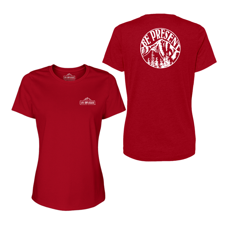 Be Present Mountain Women's T-Shirt