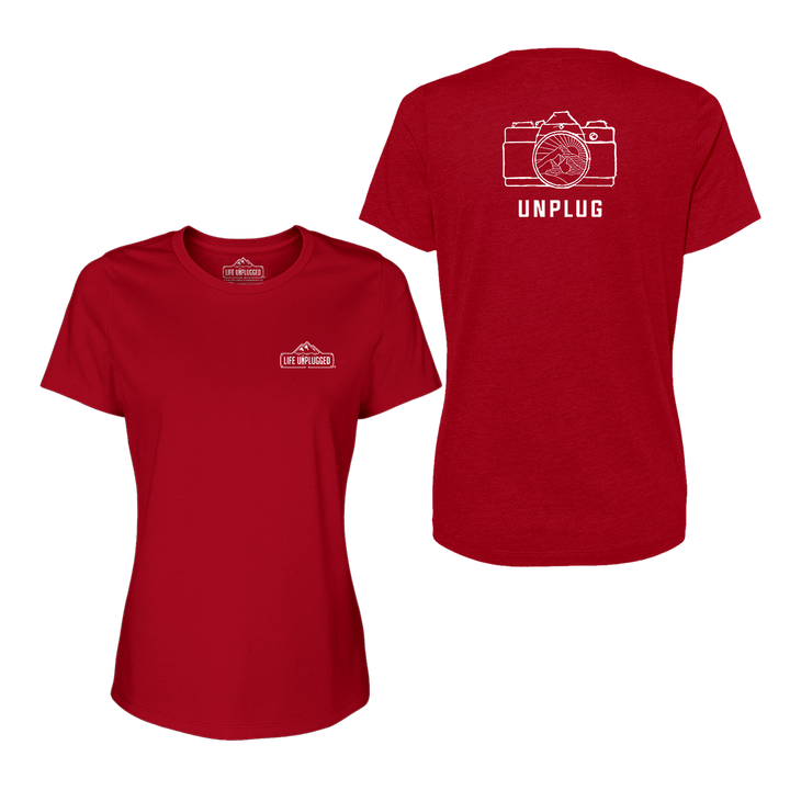 Camera Mountain Lens Women's T-Shirt