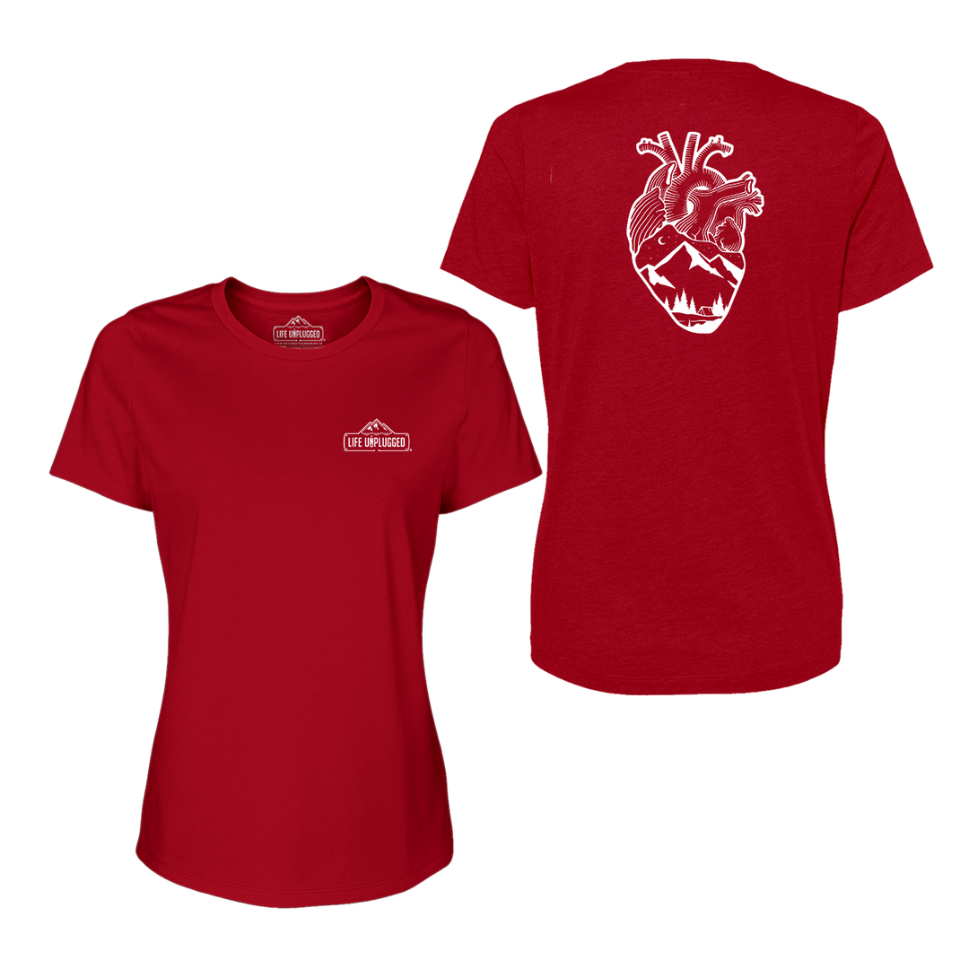 Anatomical Heart (Full Chest) Women's T-Shirt