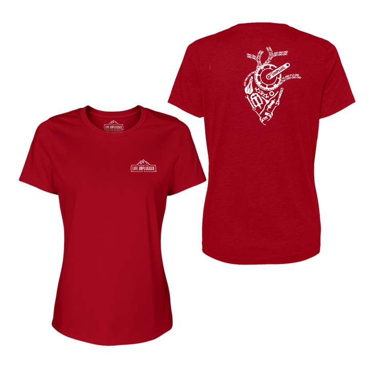 Anatomical Heart (Bicycle Parts) Women's T-Shirt