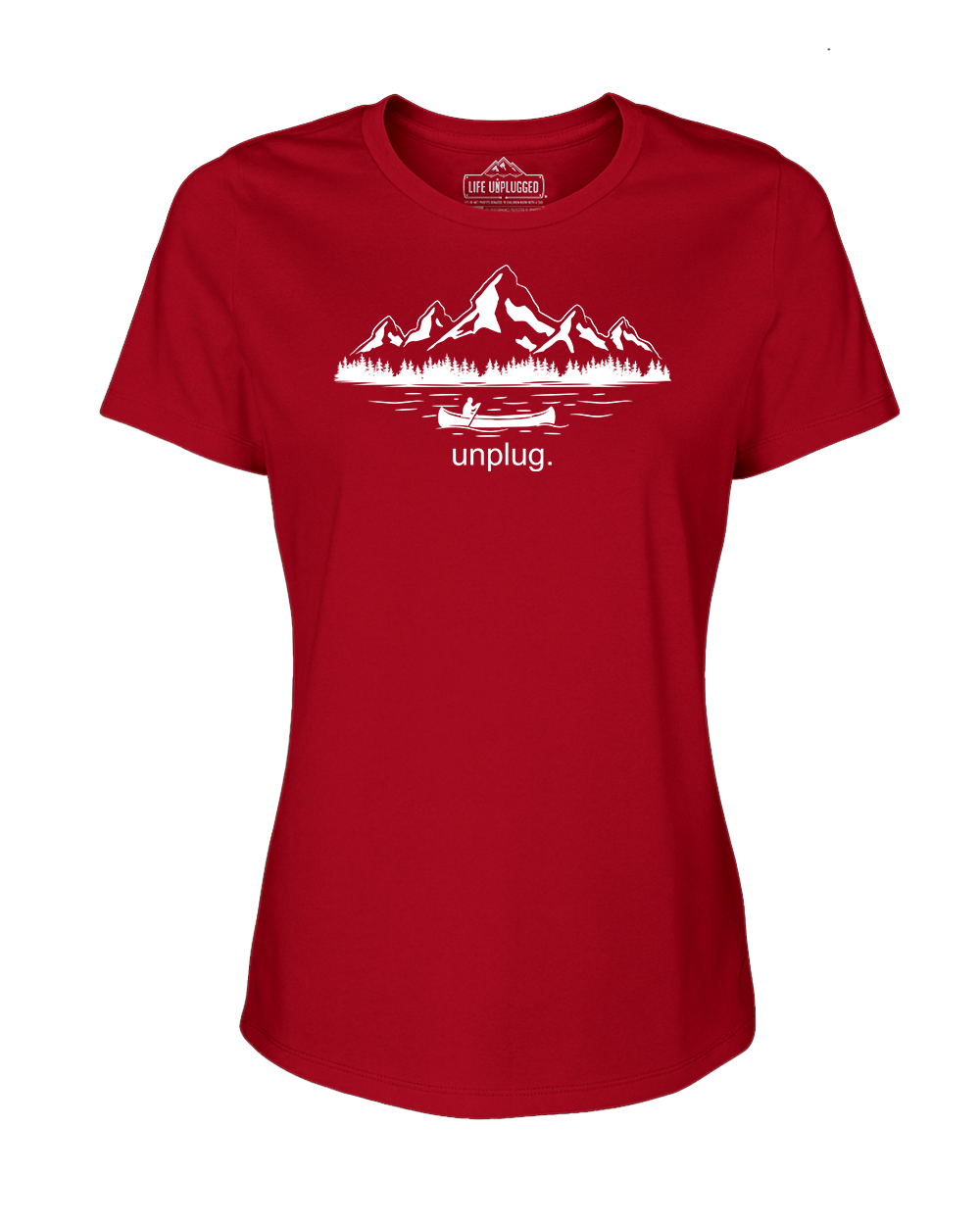 Canoeing in the Mountains Women's T-Shirt