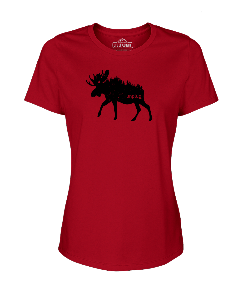 Moose In The Trees Women's T-Shirt