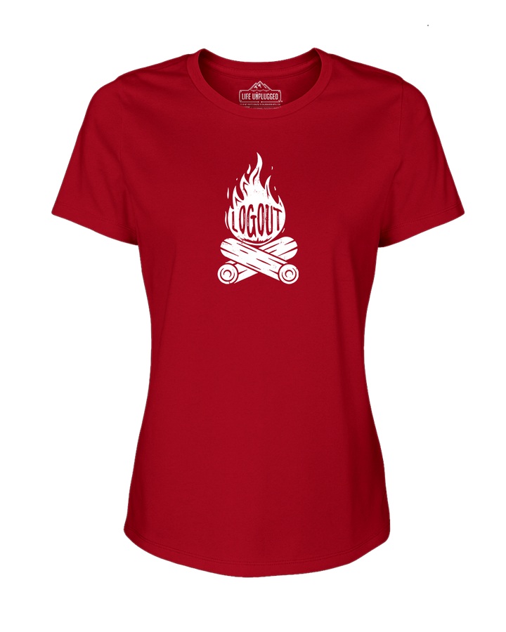 Log Out Campfire Women's T-Shirt