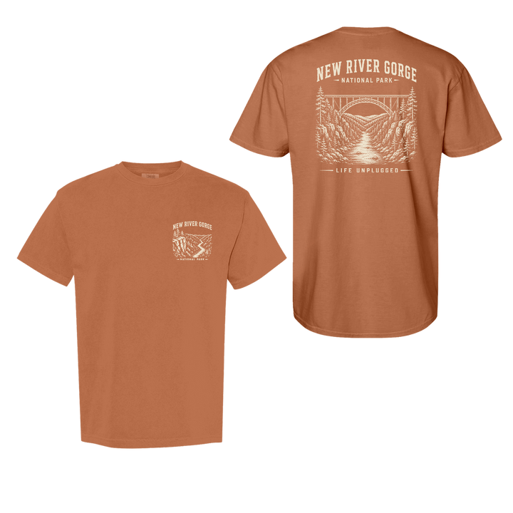 NEW RIVER GORGE NATIONAL PARK Cotton T-Shirt powered by Comfort Colors®