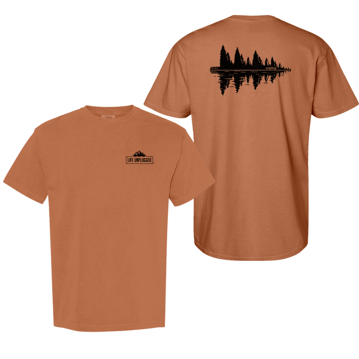 LAKESIDE TREE REFLECTION Cotton T-Shirt powered by Comfort Colors®