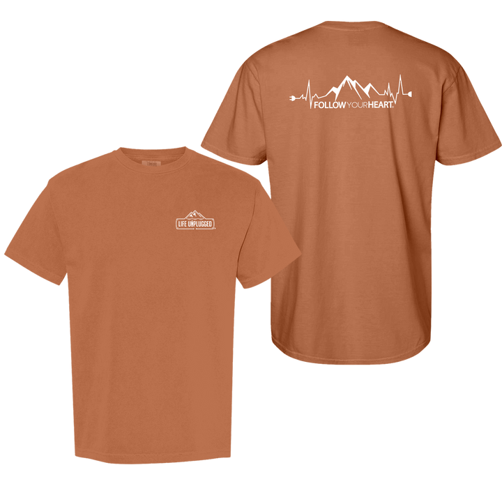 FOLLOW YOUR HEART Cotton T-Shirt powered by Comfort Colors®