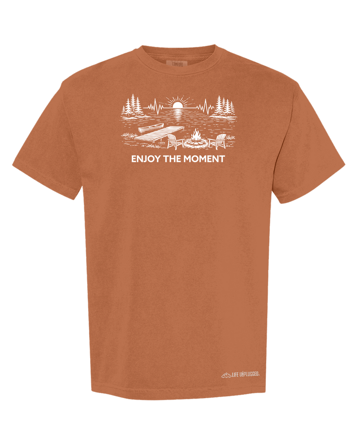 ENJOY THE MOMENT (LAKE SCENE) Cotton T-Shirt powered by Comfort Colors®