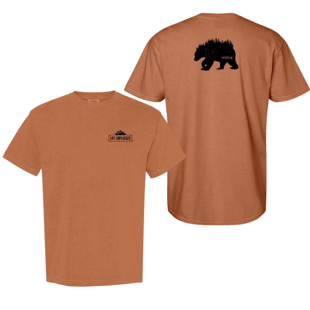 BEAR IN THE TREES Cotton T-Shirt powered by Comfort Colors®