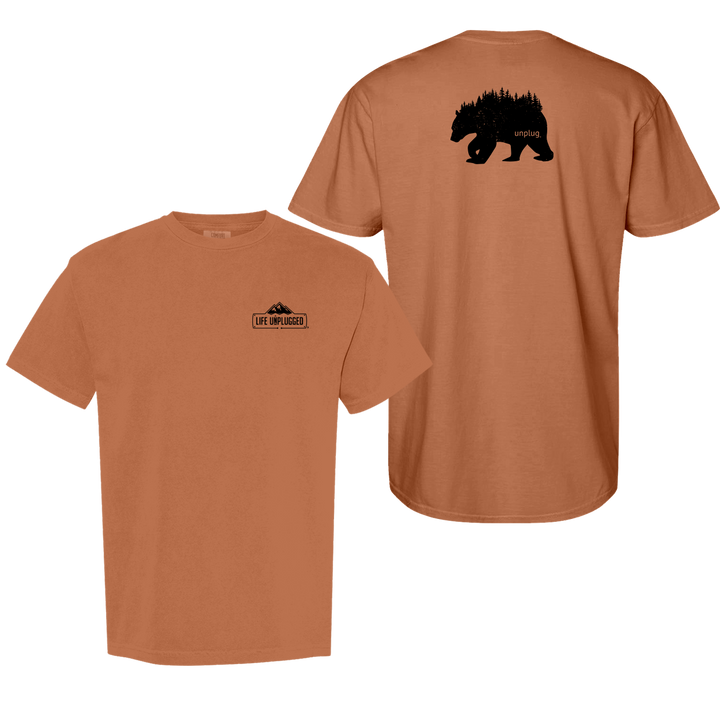 BEAR IN THE TREES Cotton T-Shirt powered by Comfort Colors®