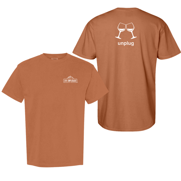 WINE GLASS Cotton T-Shirt powered by Comfort Colors®