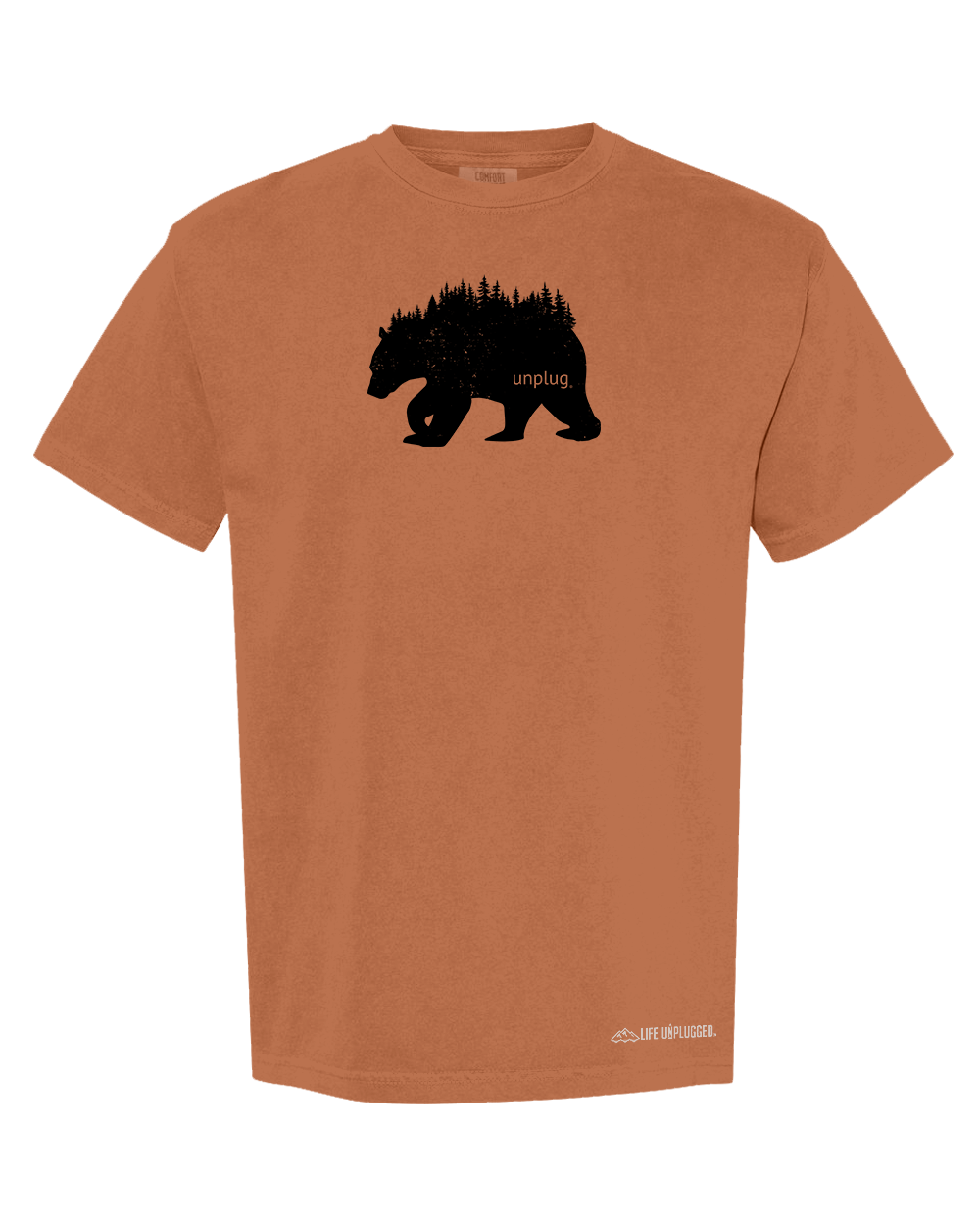 BEAR IN THE TREES Cotton T-Shirt powered by Comfort Colors®