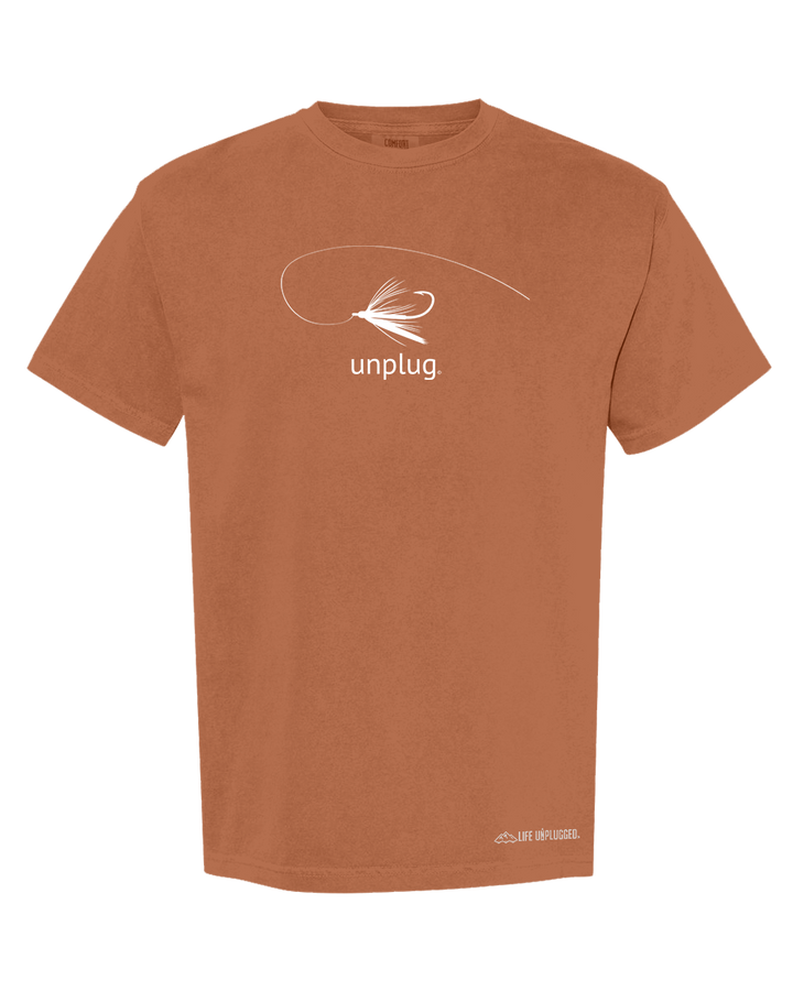 FLY FISHING MOUNTAIN SCENE Cotton T-Shirt powered by Comfort Colors®