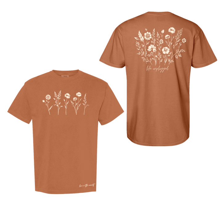 Live in the Moment Wildflower Cotton T-Shirt powered by Comfort Colors®