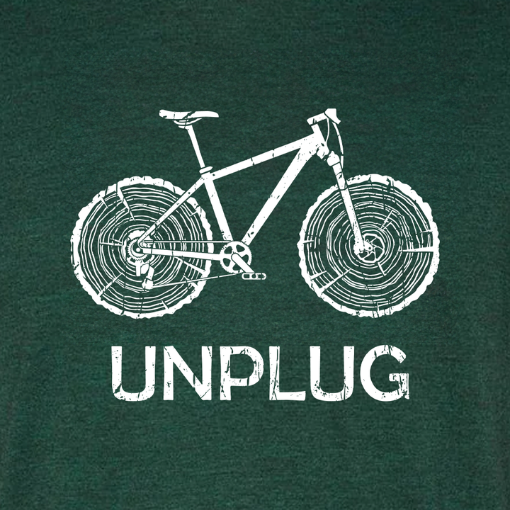 MOUNTAIN BIKE TREE STUMPS Triblend T-Shirt