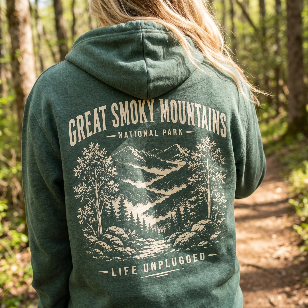 GREAT SMOKY MOUNTAINS NATIONAL PARK Super Soft Hoodie — Product detail