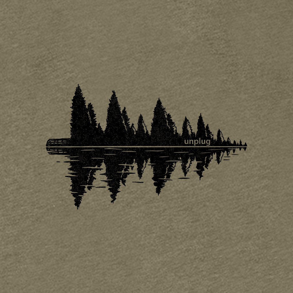 Lakeside Tree Reflection Triblend T-Shirt