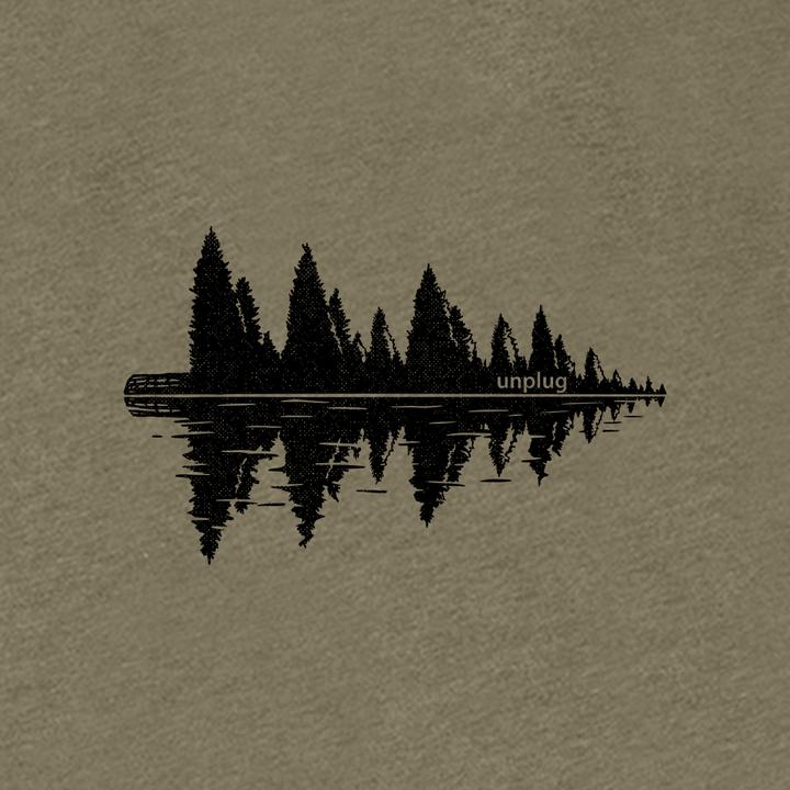 Lakeside Tree Reflection Triblend T-Shirt