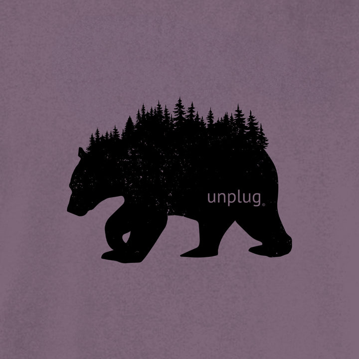 BEAR IN THE TREES Cotton T-Shirt powered by Comfort Colors®